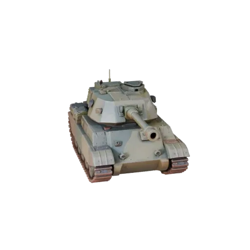 Cartoon Battle Tank 3D Model for Stylized Games PBR Asset