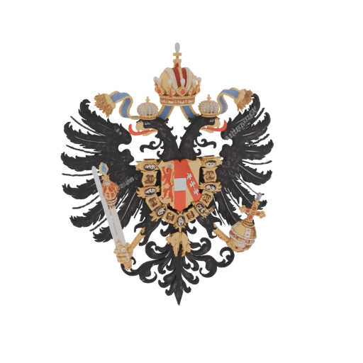 Austrian Imperial Double-Headed Eagle Coat of Arms