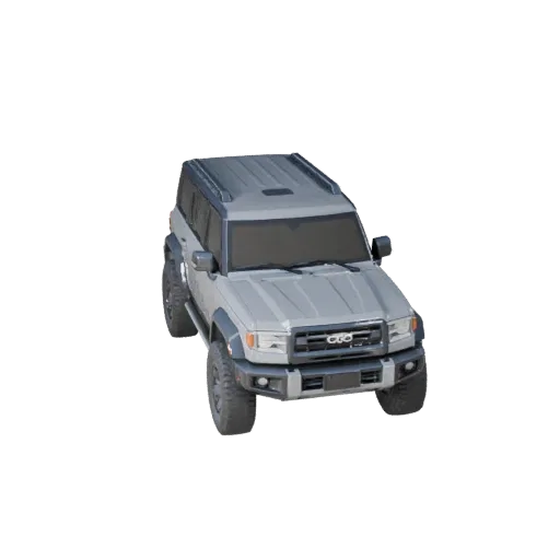 Crossover Suv 3D Model for Blender - Render Ready Asset