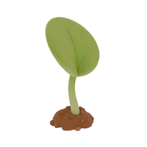Sprout in soil