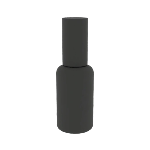 Minimalist Dark Gray Bottle