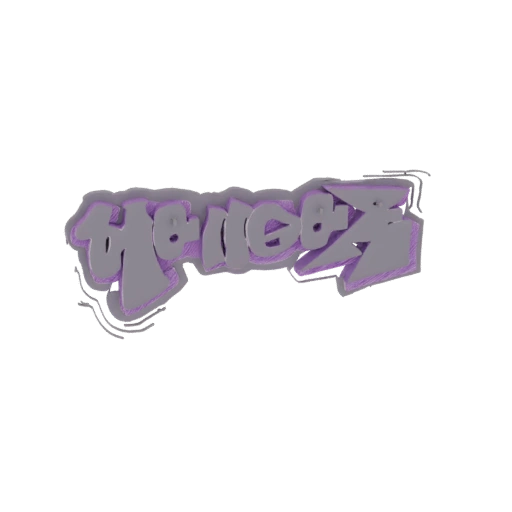 Graffiti "Heyooz" 3D Model