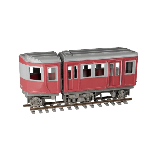Modelo Imprimível de Trem Metropolitano STL para Colecionáveis &
