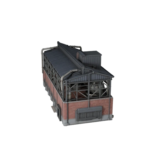 Wasseraufbereitungsanlage 3D-Modell für Unreal - Echtzeit-Asset
