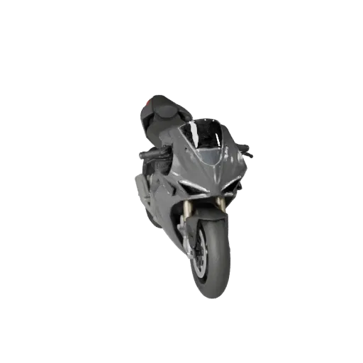 Ducati Inspired Sport Motorcycle 3D Model for Unity - Low