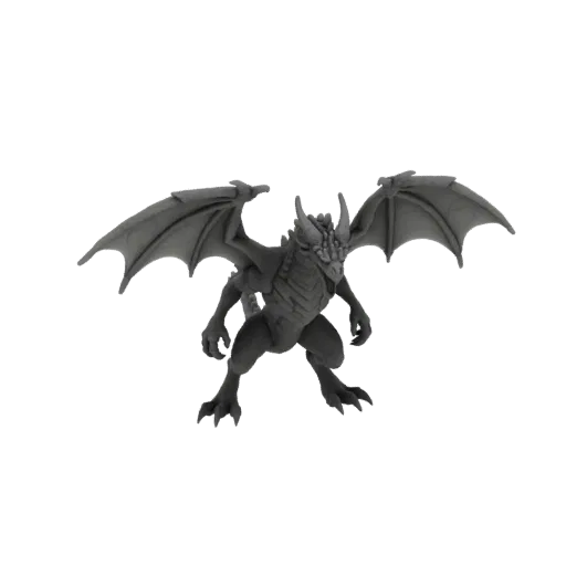 Fantasy Dragon Boss Miniature STL - Enraged