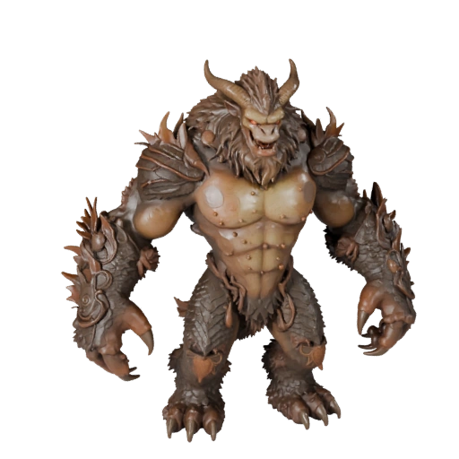Modelo 3D de Yeti para Unity - Asset Pronto para Jogo, FBX | Livre de Royalties