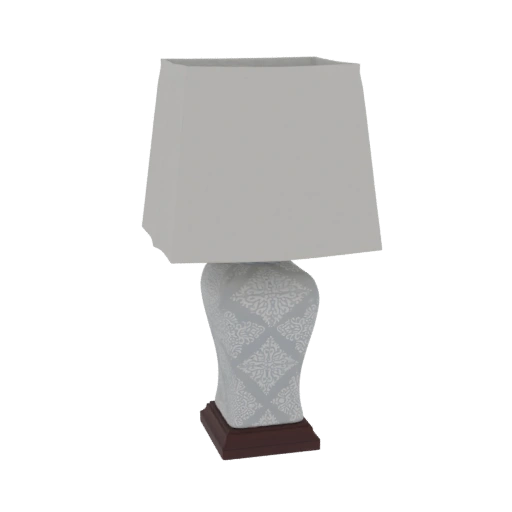 Damask Pattern Table Lamp
