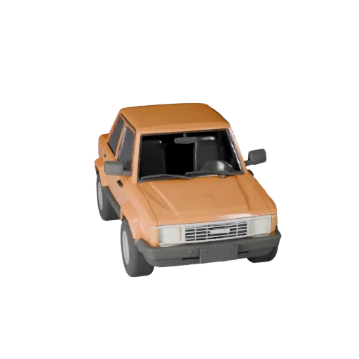 Game Ready City Car 3D Model for Realtime Use PBR Asset