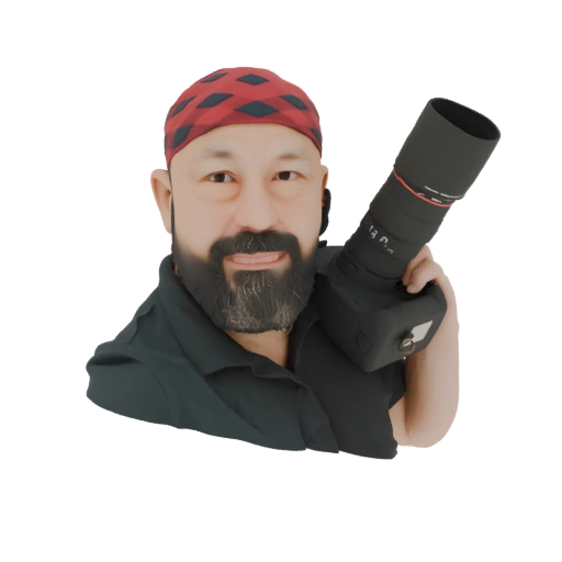 Photographer with Camera 3D Model