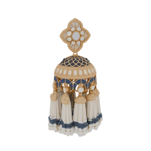 Ornate Tassel Earring