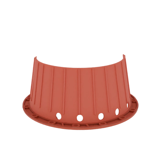 Terracotta Planter Base with Drainage Holes