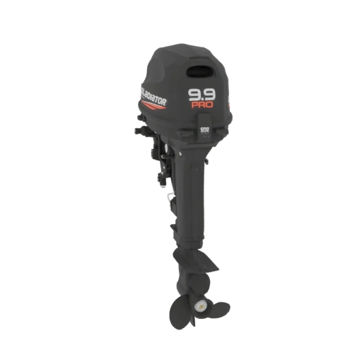 Gladiator 9.9 Pro Outboard Motor 3D Model