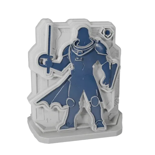 Sci-Fi Unit Marker STL printable 3D model preview showing scale, three-quarter display angle