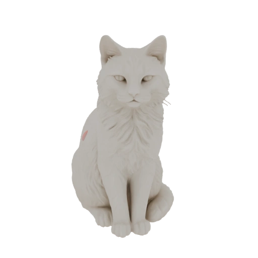Sitting Cat Figurine