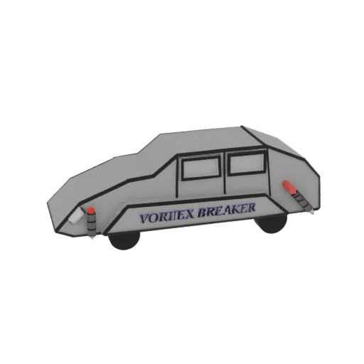 Vortex Breaker Futuristic Vehicle 3D Model