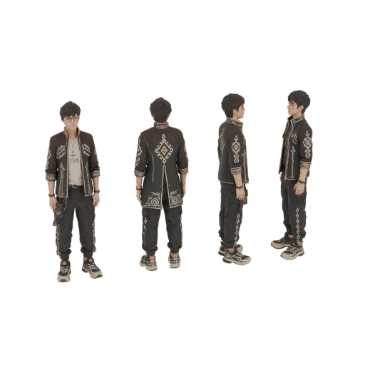 Modern Asian Man 3D Model