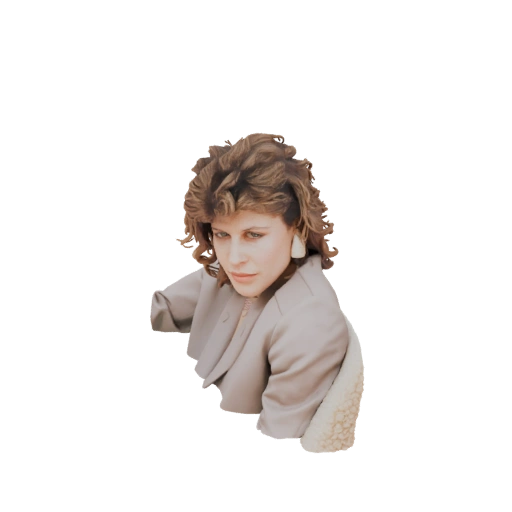 80s Style Woman Portrait