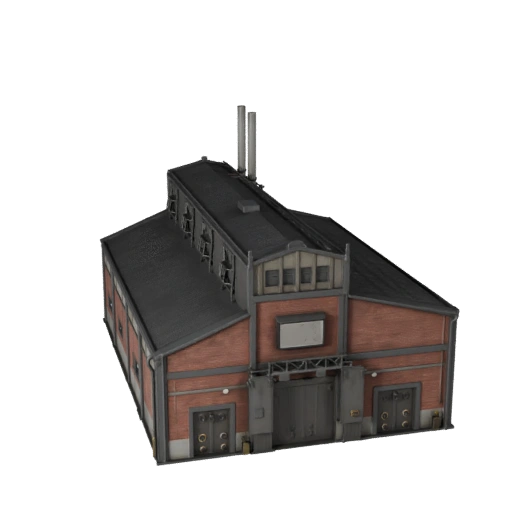Fertigungsanlage 3D-Modell für Unreal - Echtzeit-Asset