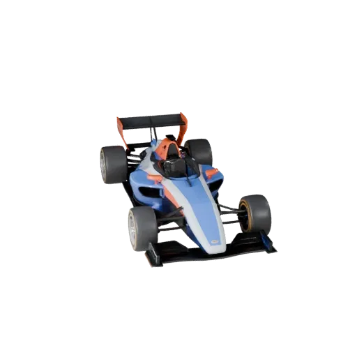 Formula Car 3D Model for Unity - Low Poly Game Asset