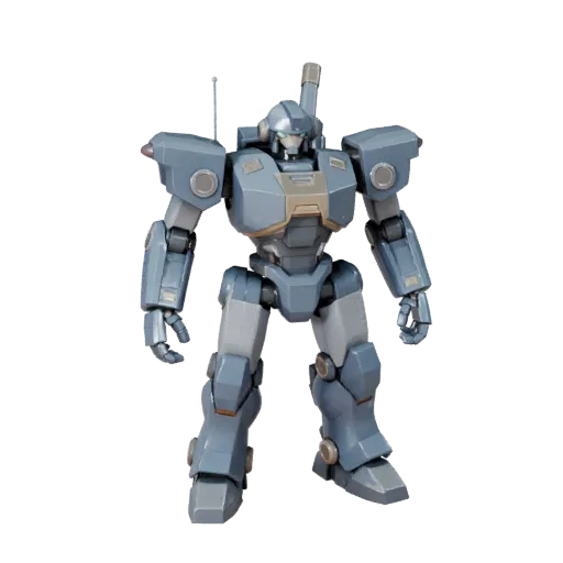 Adventure Robot Figurine low poly 3D model preview showing pose, three-quarter game view and surface detail