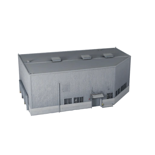 Modèle 3D de Centre Logistique pour Blender - Asset de Rendu