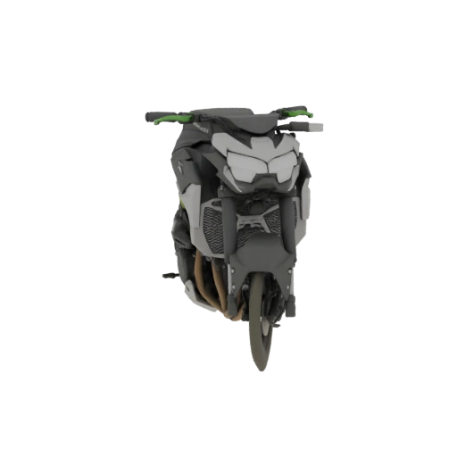 Kawasaki Z900 Motorcycle 3D Model