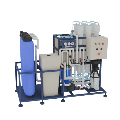 Industrial Water Filtration System 3D Model