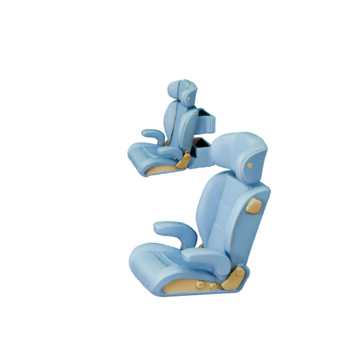 Modèle 3D STL de siège auto imprimable - Présentation et objets de collection