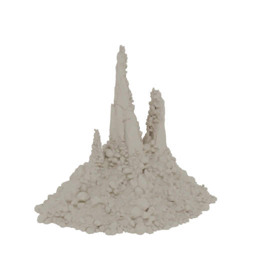 Jagged Rock Formation