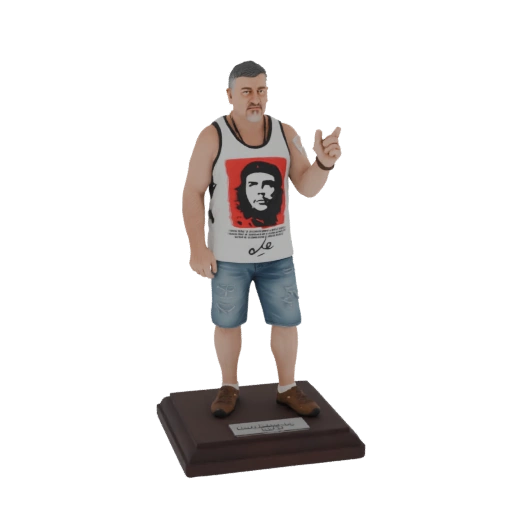 Che Guevara T-Shirt Man Figurine
