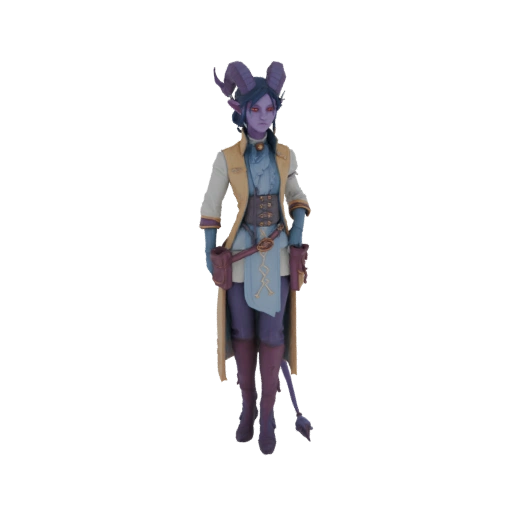 Tiefling Scholar 3D Model