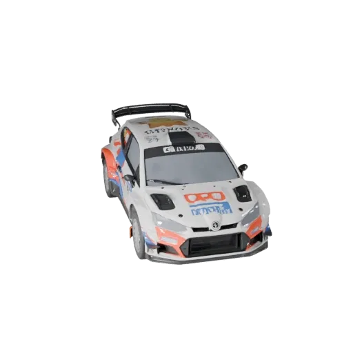 Rennwagen 3D-Modell für Unity - Low Poly Game Asset
