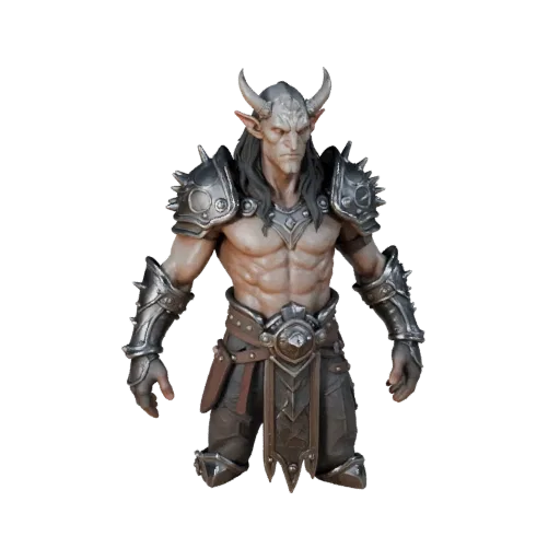 Realistic Druid Character Model - Rigged