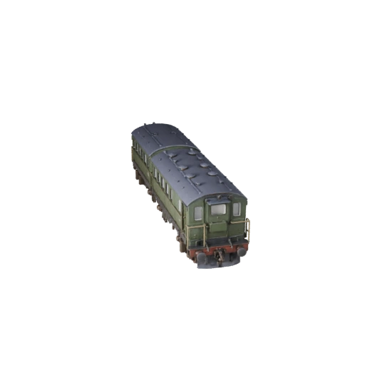Treno a Vapore Vintage 3D Model - Game Ready PBR Trasporto