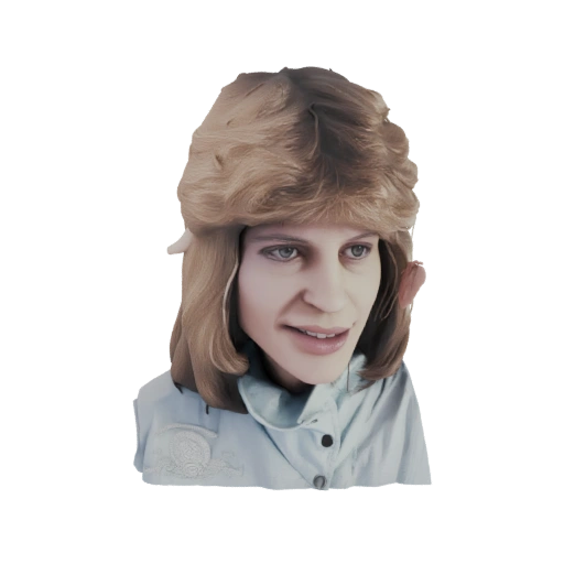 1980s Style Woman Bust 3D Model