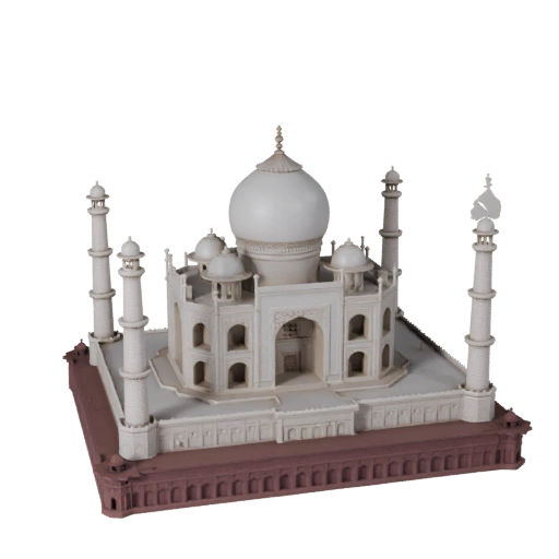 Modelo 3D Taj Mahal - Ativo Realista de Archviz para Arquitetura