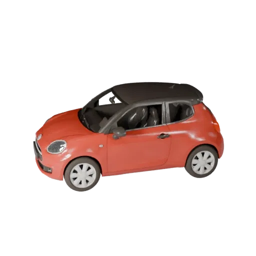 Hatchback 3D Model for Blender - Render Ready Asset