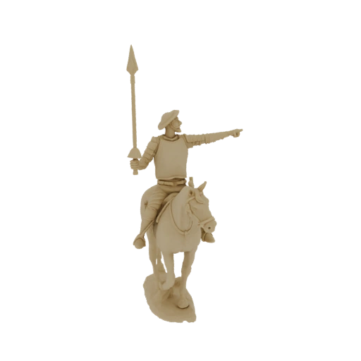Conquistador on Horseback Miniature