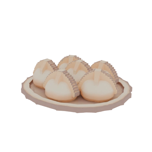Pixel Dumplings on a Plate