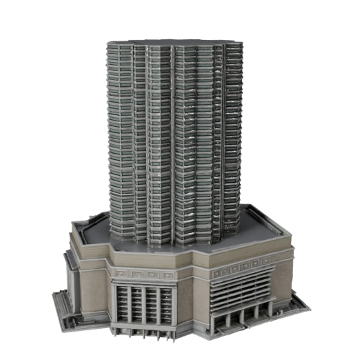 Modelo 3D Torres Petronas para Unity - Activo de Juego para Arquitectura