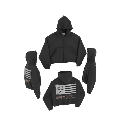 Dark Graphic Hoodie 3D Model