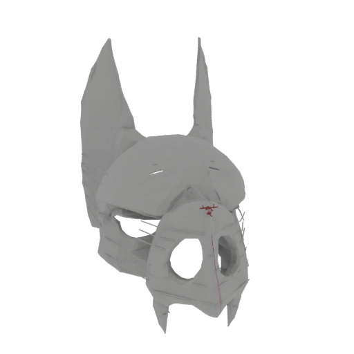 Stylized Bat Mask 3D Model