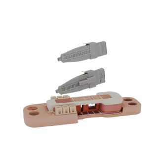 Field Suture Trainer Printable 3D model, isometric STL render, showing neutral plastics, training device layout.
