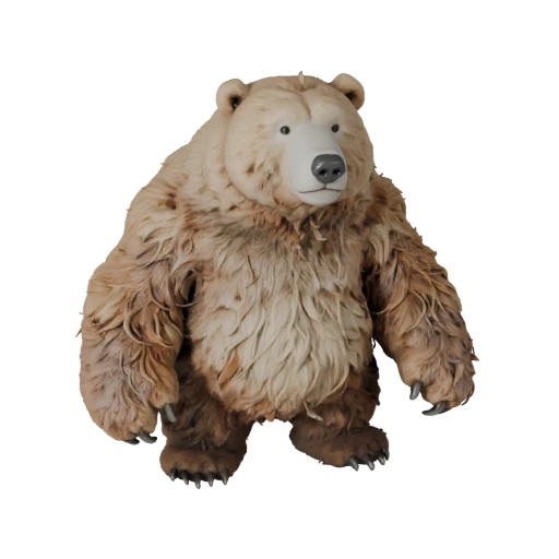 Modèle 3D d'Ours Polaire pour Blender - Asset PBR avec Textures | PBR