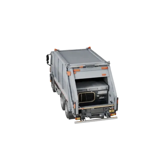 Game Ready Garbage Truck 3D Model for Realtime Use