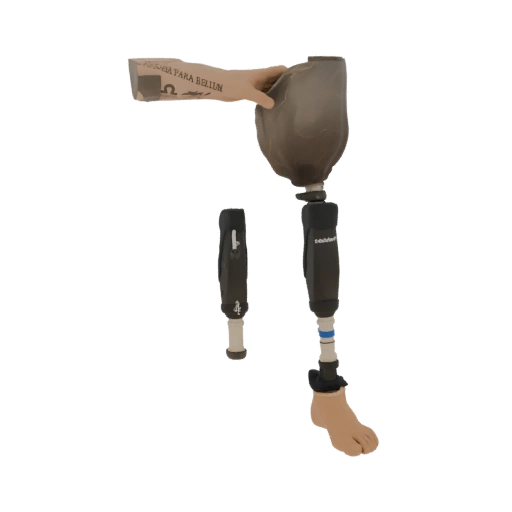 Prosthetic Leg Assembly 3D Model