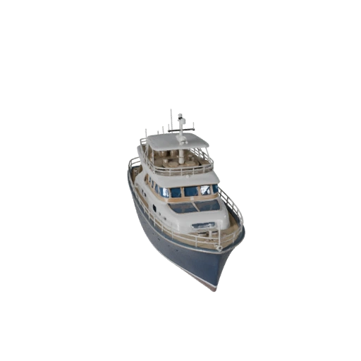 نموذج ثلاثي الأبعاد ليخت عتيق لبرنامج Blender والألعاب - أصل PBR
