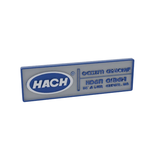HACH Logo Sign 3D Model