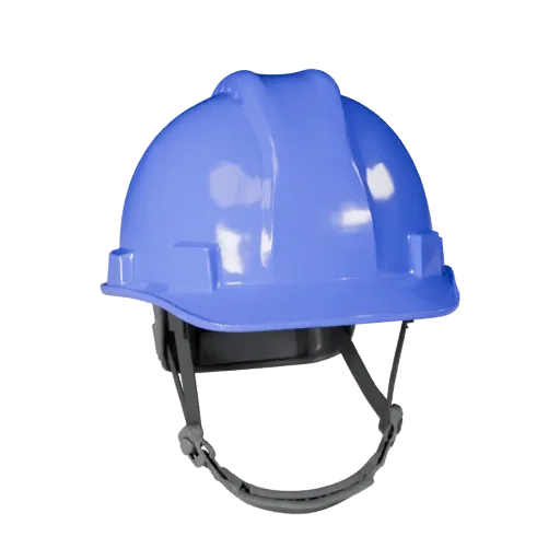 Utility Hard Hat High Poly 3D model, close-up studio render, showing plastic shells, recognizable safety silhouettes.